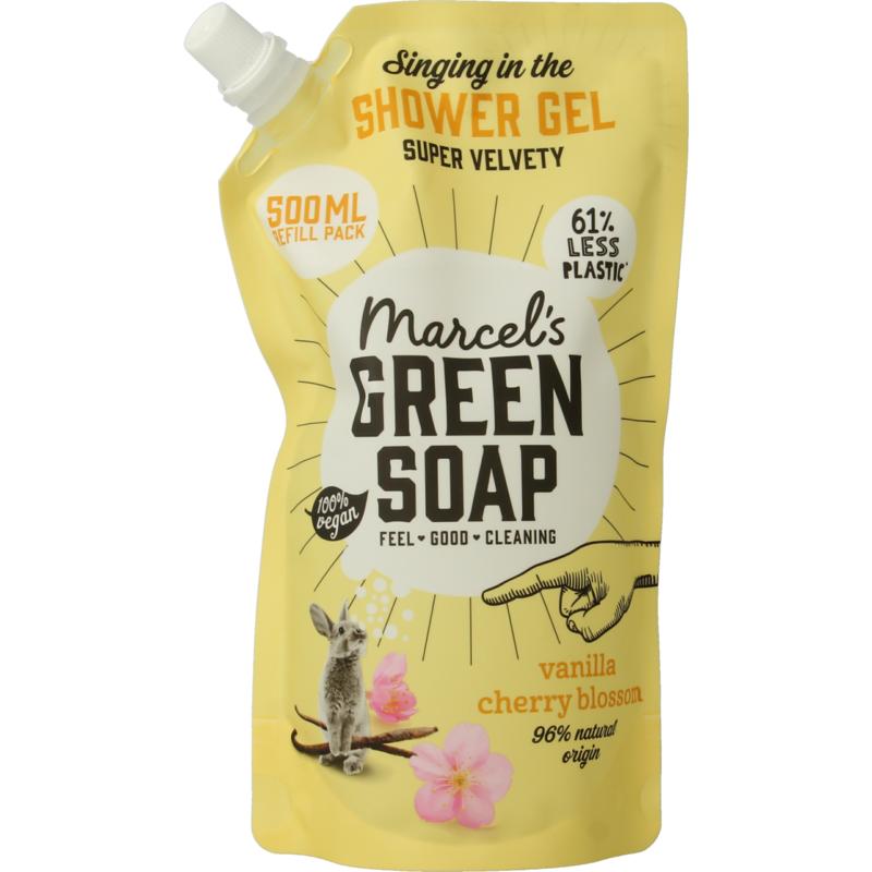 Marcel's Gr Soap Showergel Vanille & Kersenbloesem Navulling
