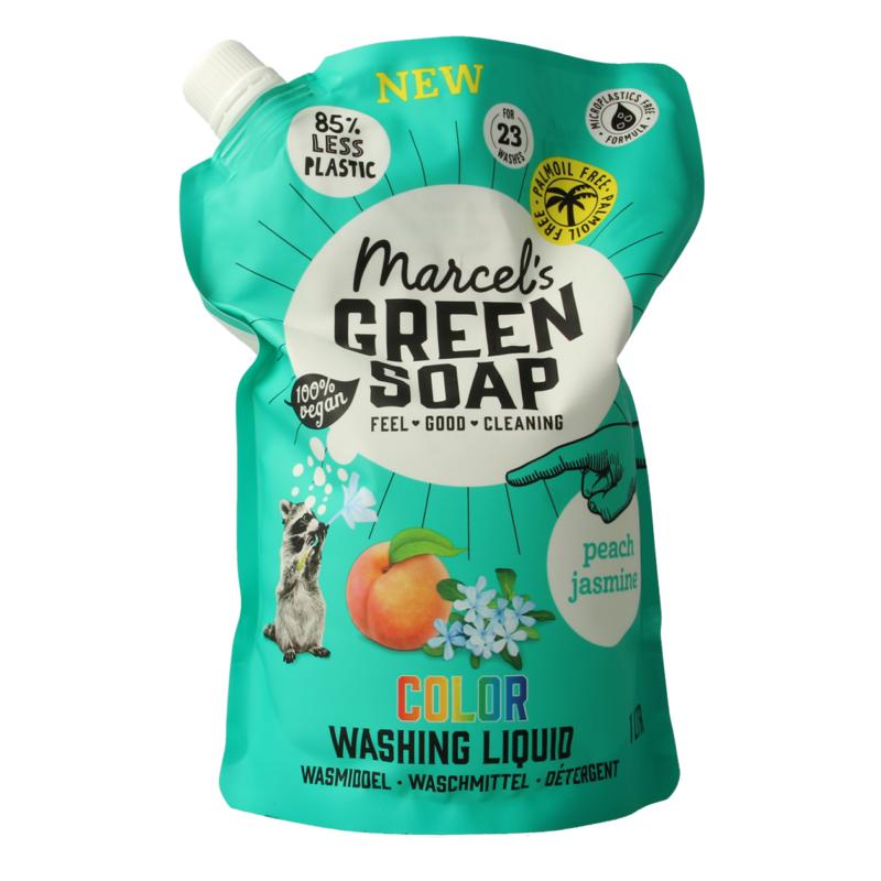 Marcel's Gr Soap Wasmiddel Kleur Perzik & Jasmijn