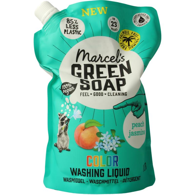 Marcel's Gr Soap Wasmiddel Kleur Perzik & Jasmijn