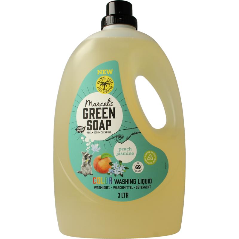 Marcel's Gr Soap Wasmiddel Kleur Perzik & Jasmijn