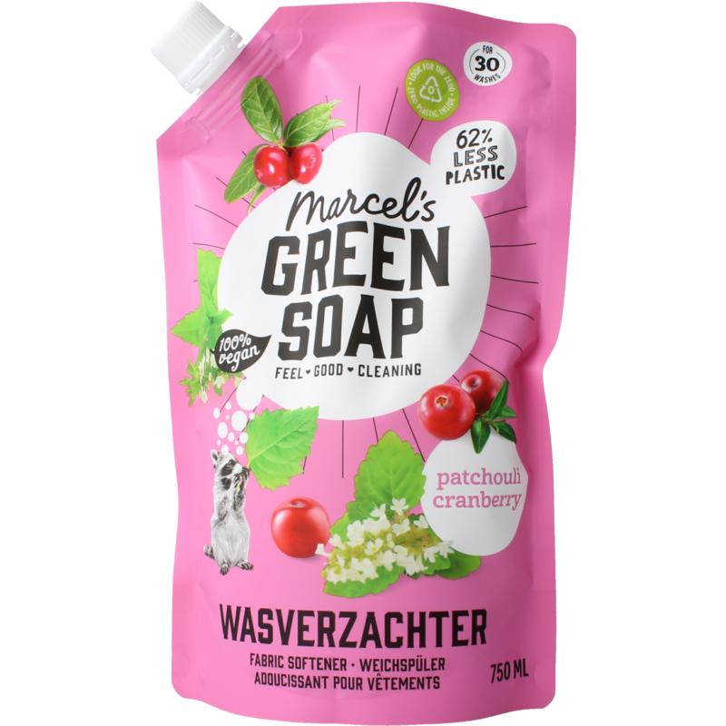 Marcel's Gr Soap Wasverzachter Patchouli & Cranberry Navulling