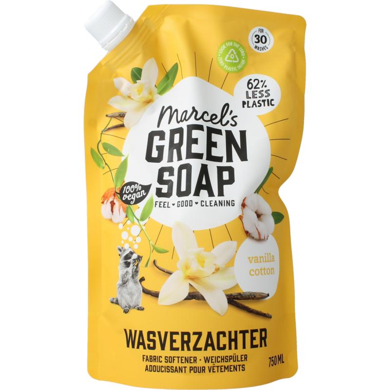 Marcel's Gr Soap Wasverzachter Vanille & Katoen Navulling
