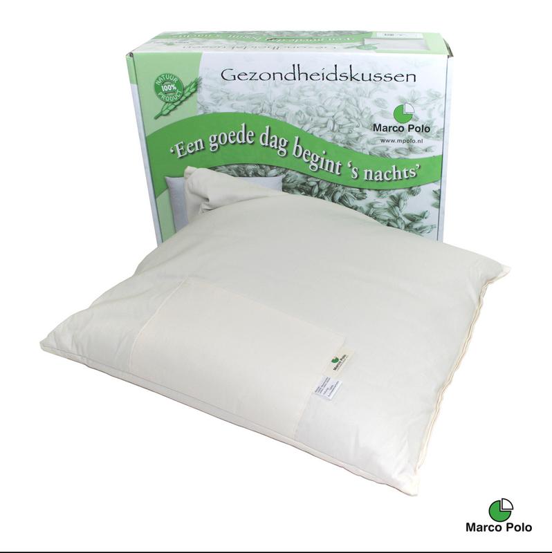 Marco Polo Boekweit Kussen 50 X 60Cm Met Ritssluiting