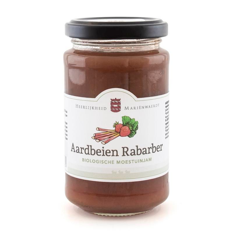 Marienwaerdt Moestuinjam Rabarber Aardbei Bio