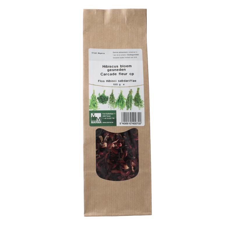 Marma Hibiscus Bloem Gesneden