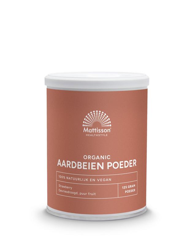 Mattisson Aardbeien Poeder Bio