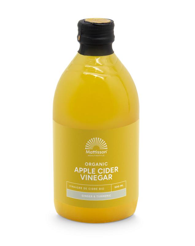 Mattisson Apple Cider Vinegar Ginger&Turmeric Appelazijn Bio