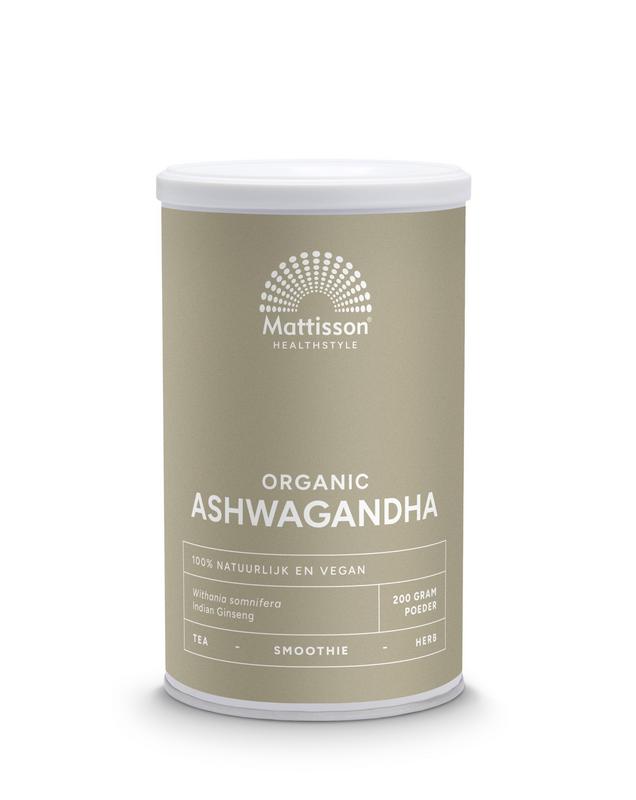Mattisson Ashwagandha Poeder Withania Somnifera Bio