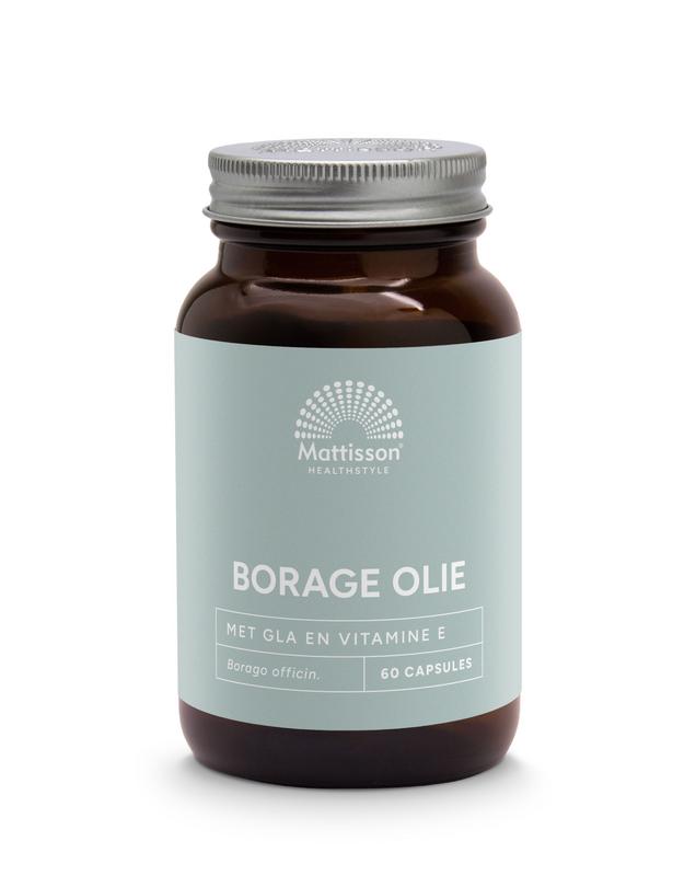 Mattisson Borage Olie Met Vitamine E & Gla 1000Mg