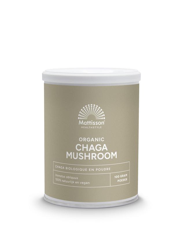 Mattisson Chaga Mushroom Poeder Bio