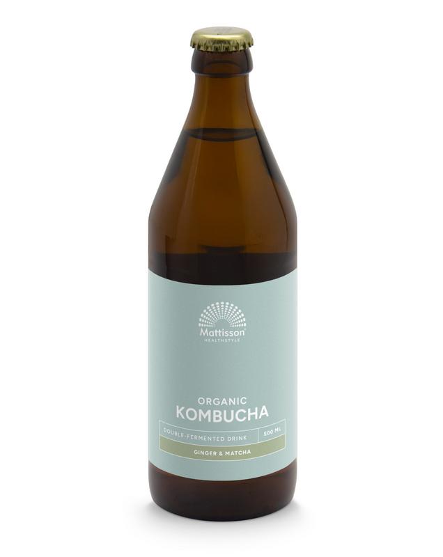Mattisson Kombucha Ginger & Matcha Double Fermented Bio
