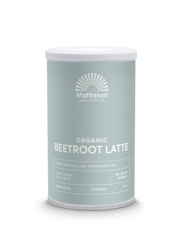 Mattisson Latte Beetroot Gember - Cacao Bio
