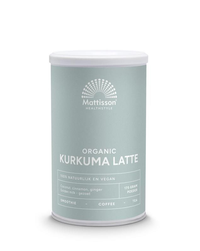 Mattisson Latte Kurkuma Goldenmilk Gezoet Kaneel - Kokos Bio