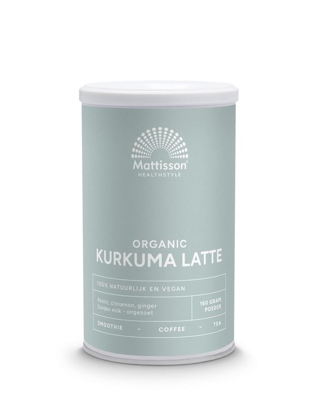 Mattisson Latte Kurkuma Goldenmilk Reishi Ceylon Kaneel Bio