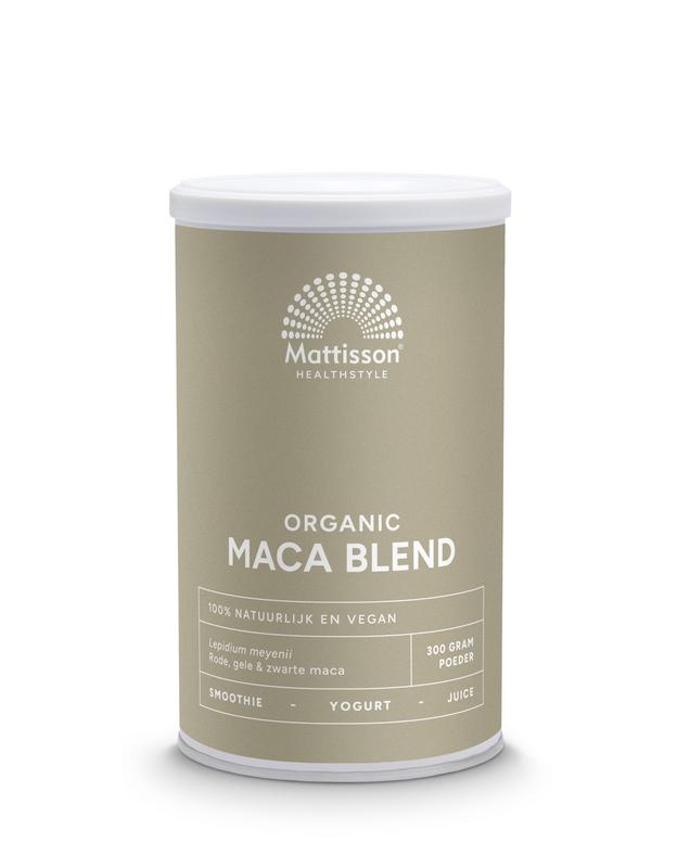 Mattisson Maca Poeder Blend Geel, Rood & Zwart Bio
