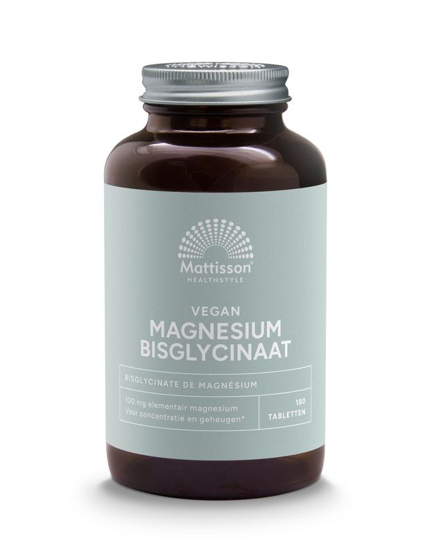 Mattisson Magnesium Bisglycinaat 100Mg Taurine