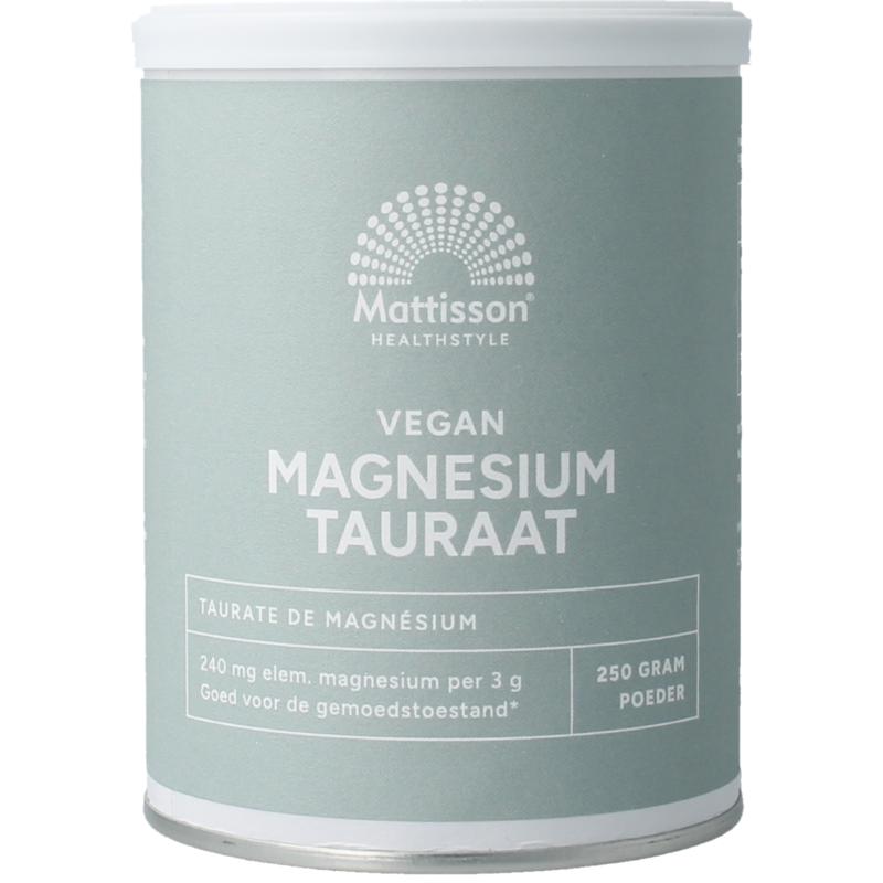 Mattisson Magnesium Tauraat Poeder Vegan