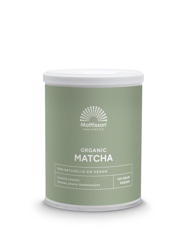 Mattisson Matcha Powder Poeder Green Tea Bio