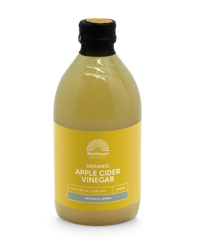 Mattisson Organic Apple Cider Vinegar Matcha Lemon Bio