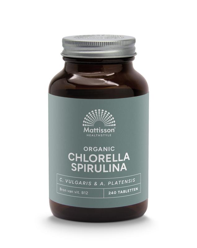 Mattisson Organic Chlorella Spirulina 500Mg Bio