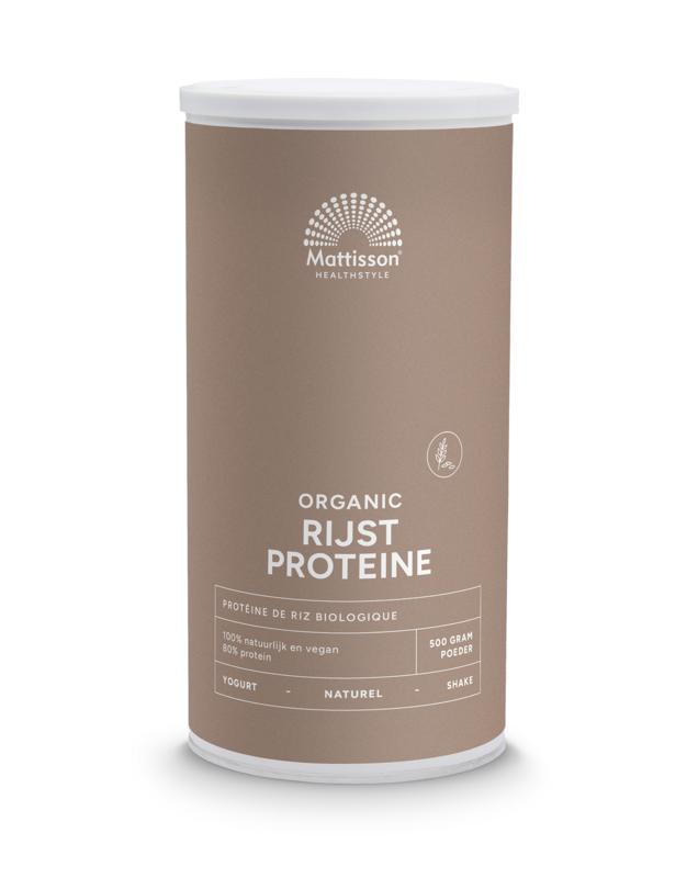 Mattisson Rijst Proteine Naturel Vegan 80% Bio