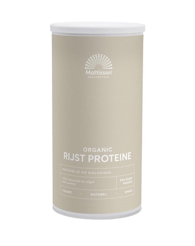 Mattisson Rijst Proteine Naturel Vegan 80% Bio