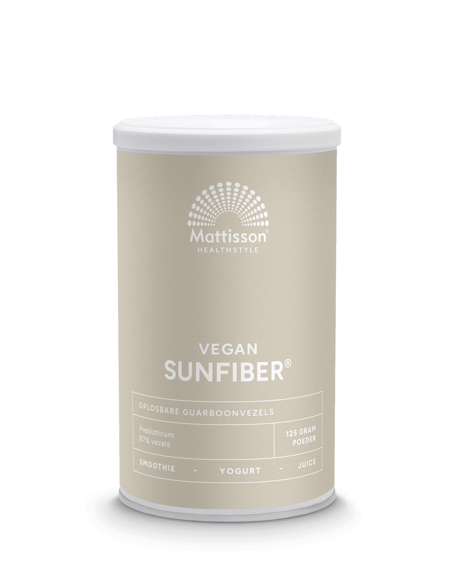 Mattisson Sunfiber Oplosbare Guarboonvezels Vegan