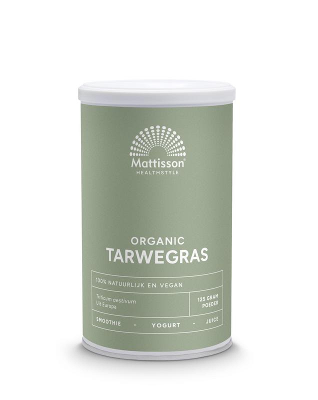 Mattisson Tarwegras Wheatgrass Poeder Raw Bio