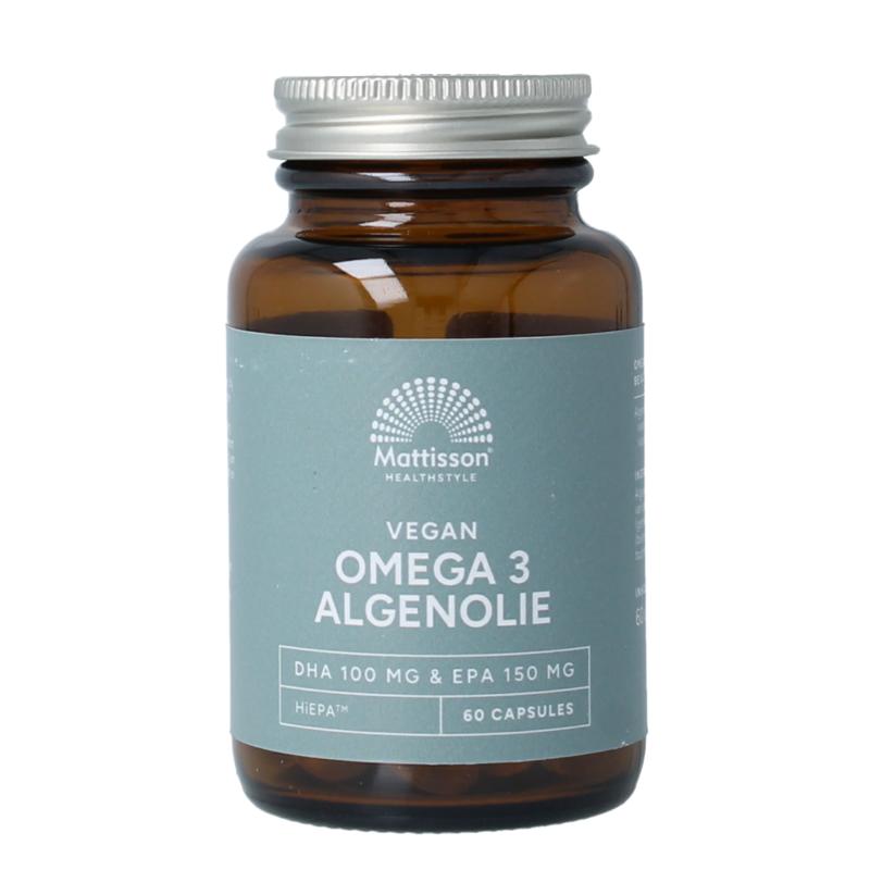 Mattisson Vegan Omega 3 Algenolie Epa 150Mg&Dha 100Mg