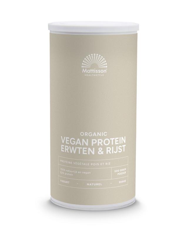Mattisson Vegan Protein Erwten & Rijst Naturel Bio