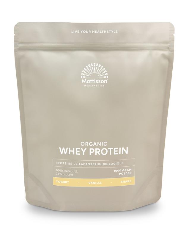 Mattisson Wei Proteine Poeder 75% Vanille Bio