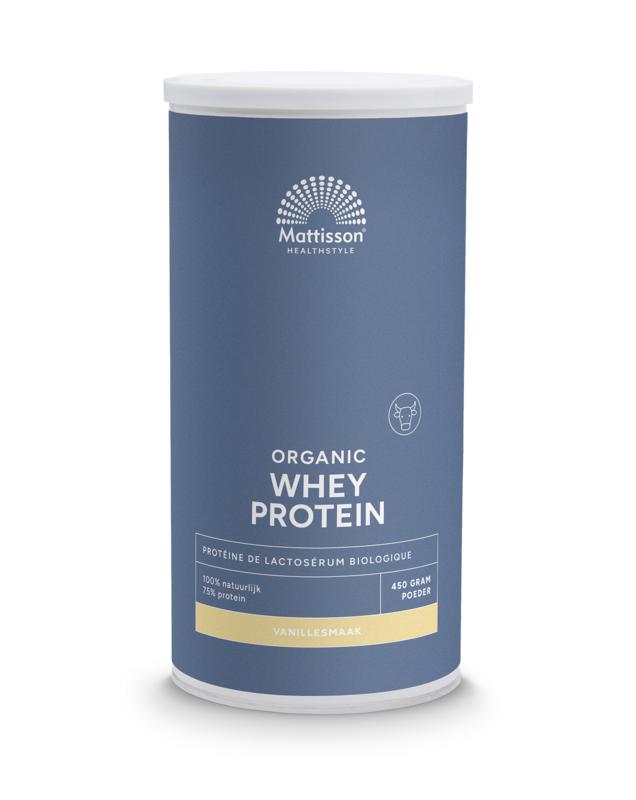 Mattisson Wei Whey Proteine Vanille 75% Bio