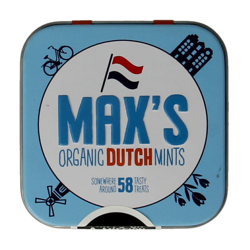 Max Mints Dutch Blikje Vierkant Bio