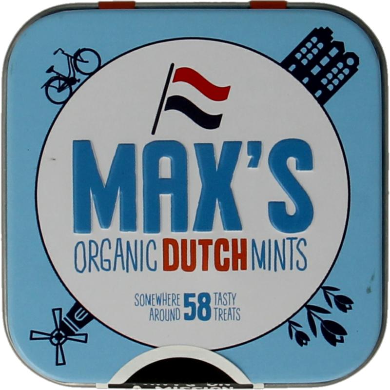 Max Mints Dutch Blikje Vierkant Bio