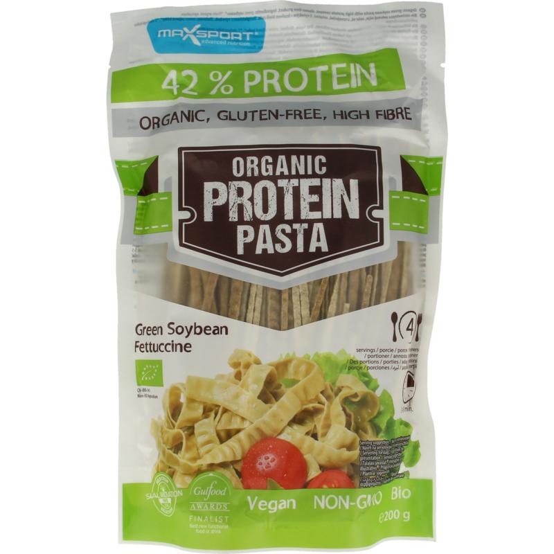Maxsport Protein Pasta Green Soybean Fettucine Bio