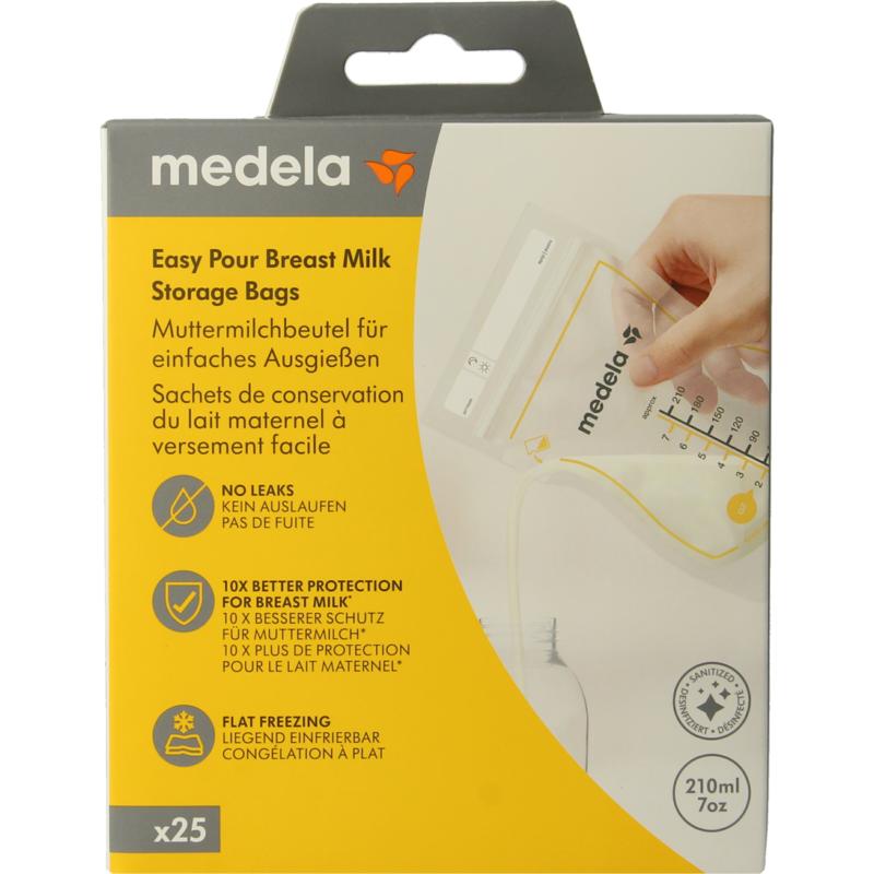 Medela Moedermelk Bewaarzakjes 210Ml