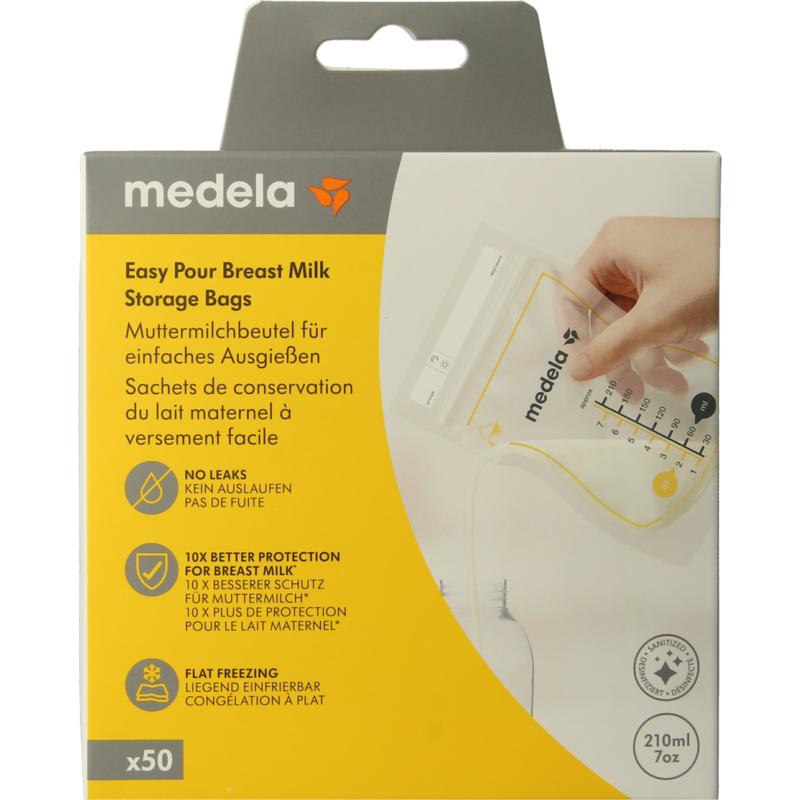 Medela Moedermelk Bewaarzakjes 210Ml