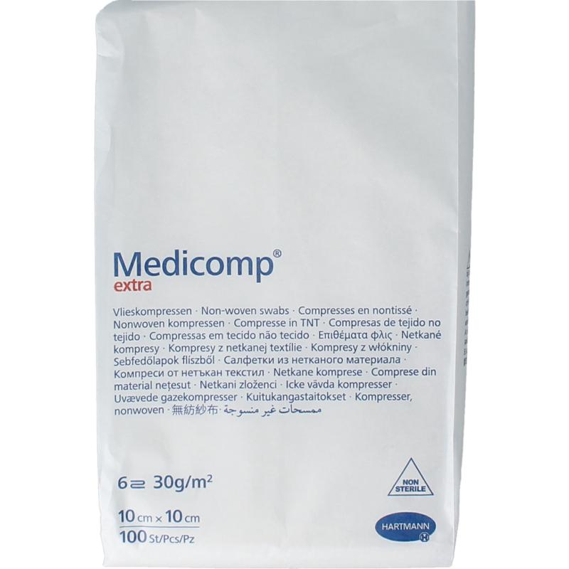 Medicomp Extra 10 10Cm 6 Laags Niet Steriel
