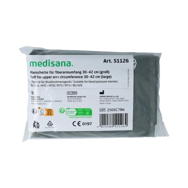Medisana Manchet Groot Mtvmtc (30-42Cm)