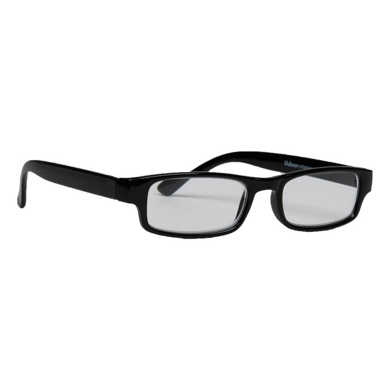 Melleson Eyewear Overkijk Leesbril Zwart +1.50