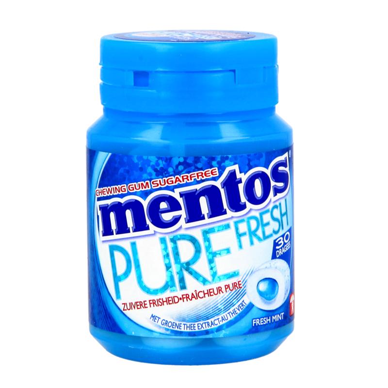 Mentos Gum Pure Fresh Mint Pot