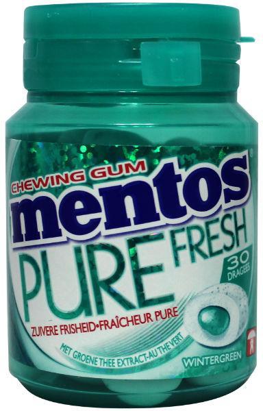 Mentos Gum Pure Fresh Winter Green Pot