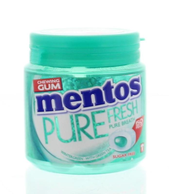 Mentos Gum Pure Fresh Wintergreen Pot