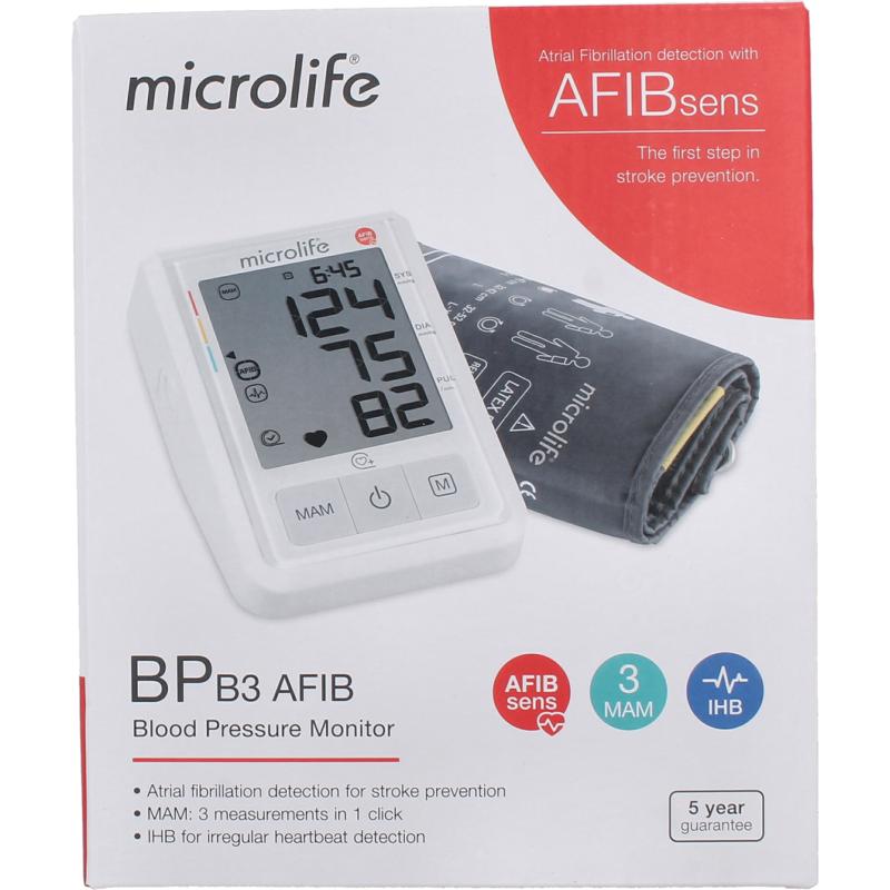 Microlife Mic Bpb3 Afib Bloeddrukmonitor