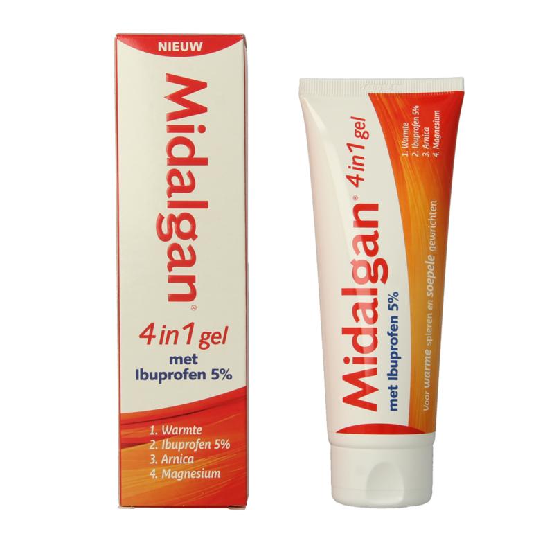 Midalgan 4 In 1 Gel + 5% Ibuprofen