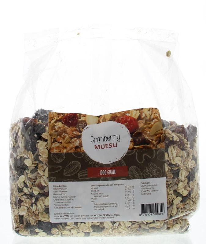 Mijnnatuurwinkel Cranberries Muesli