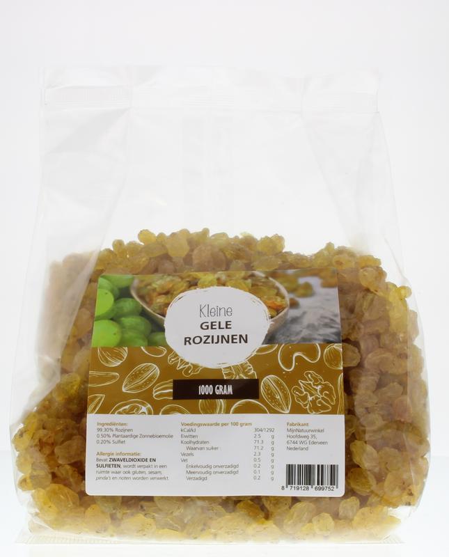 Mijnnatuurwinkel Gele Sultana Rozijnen