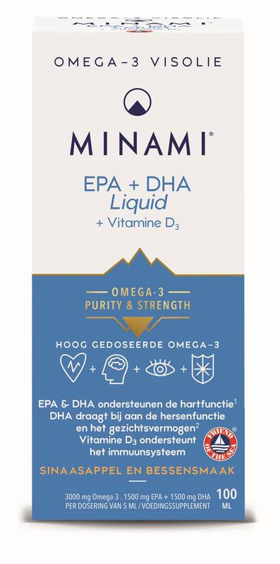 Minami Epa + Dha Liquid Vitamine D3