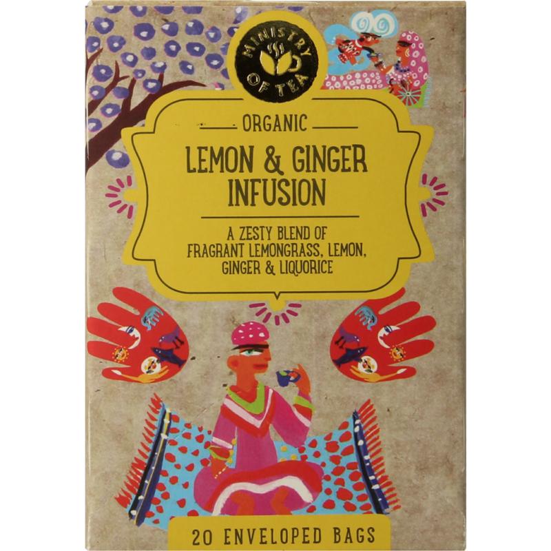 Ministry Of Tea Lemon & Ginger Bio