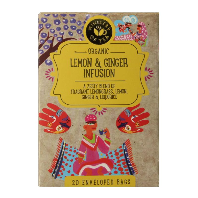 Ministry Of Tea Lemon & Ginger Bio